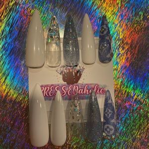 XXL STILETTO PRESS ON SET SIZE LARGE